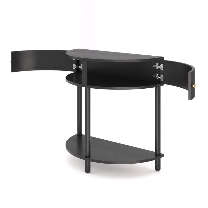 Nyssa 31.9'' Console Table, Black