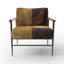 Fauteuil rembourré bronze, Symmetry Bronze-112890009