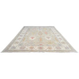Oushak Collection, Transitional One-of-a-Kind Rectangle 9'1" X 14'4" Hand Knotted Area Rug