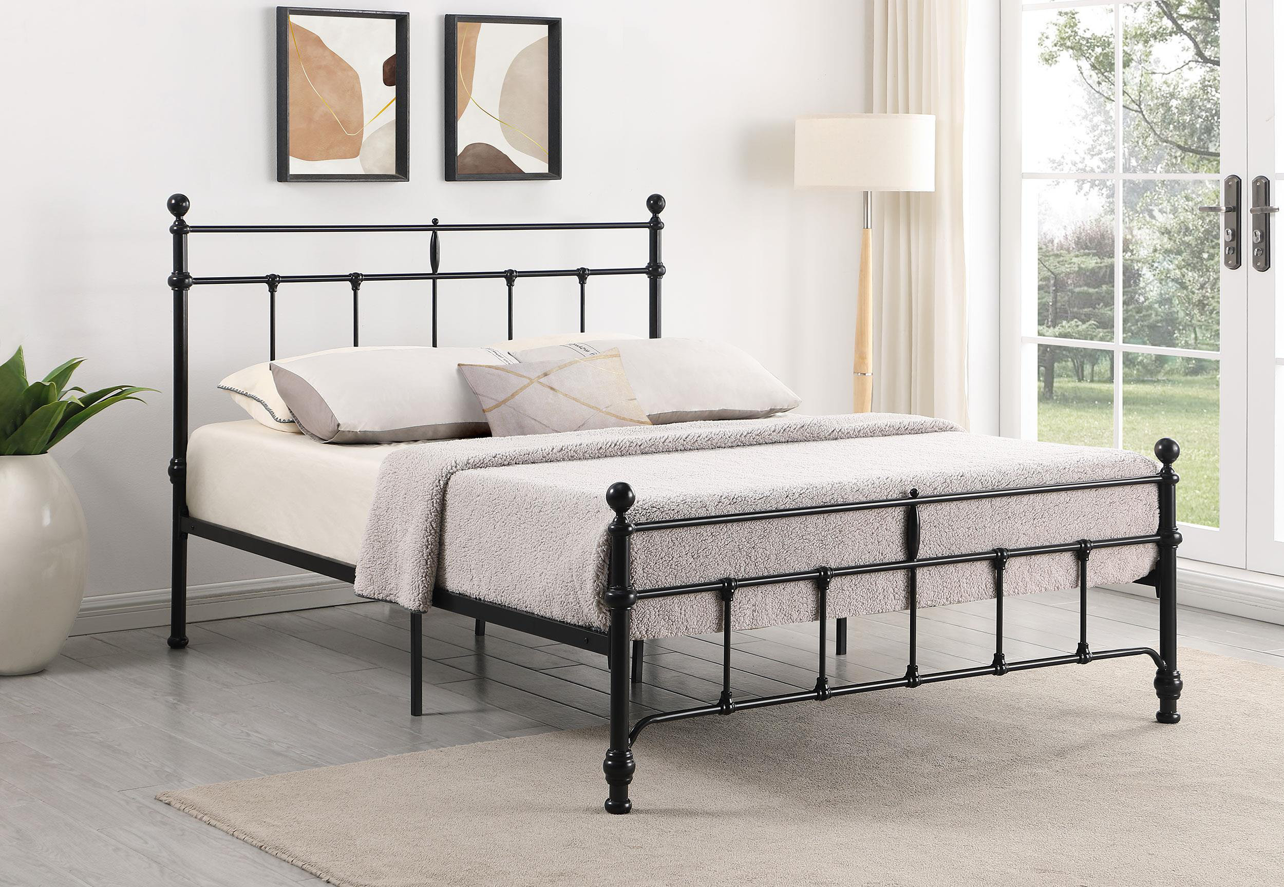 Alcott Hill® Echavarria 48-Inch Metal Open Frame Bed Matte | Wayfair