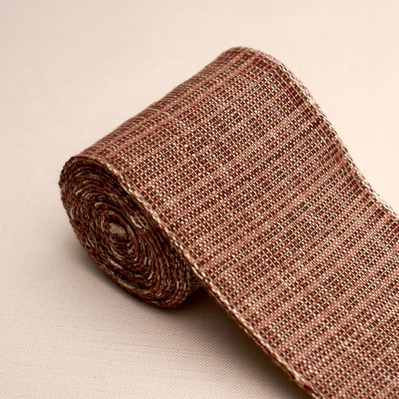Bande de tweed large, Brun