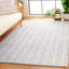 Tapis ivoire / bleu en laine / chenil / coton touffeté à la main Vrooman-8025119