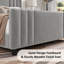 Grand lit plateforme tapissier Tole-886844799-886844770