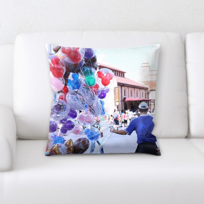 Microsuede Reversible Throw Pillow
