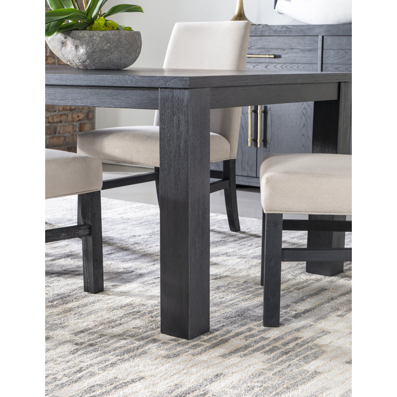 Appleton Dining Table, Charred Oak