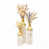 White with Gold