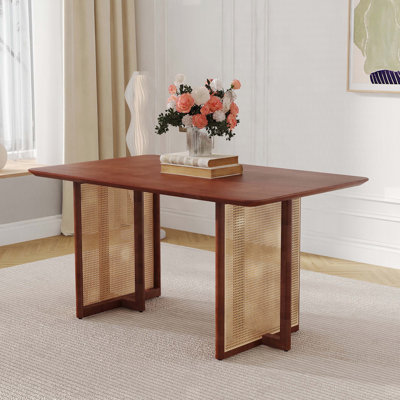 Freidin Wood Rectangular Dining Table