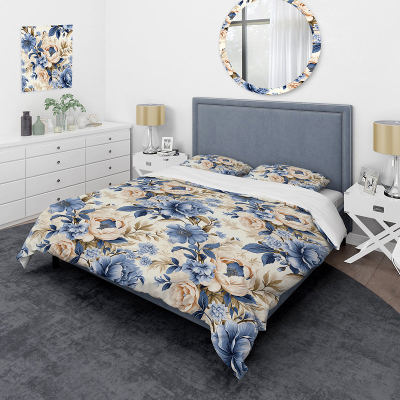 Ensemble de housse de couette Asjia Hajirah, Housse de couette simple + 1 taie décorative stan