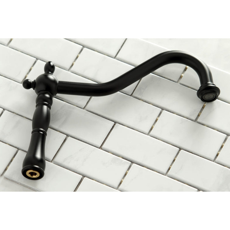 Heritage Bridge Faucet with Side Spray