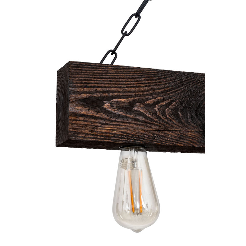 Kepler 3 - Light Kitchen Island Pendant, Rosewood