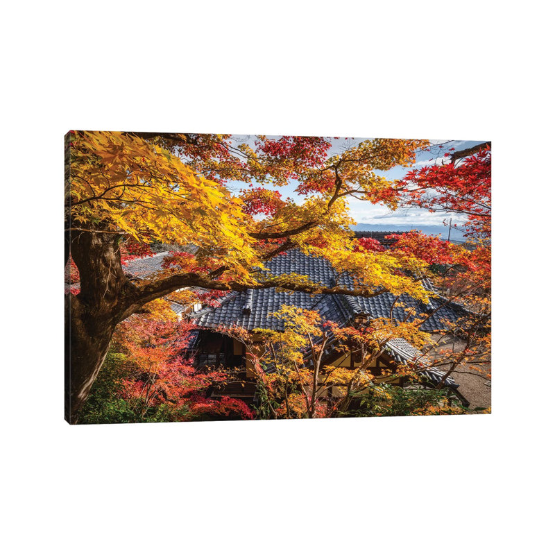 Autumn In Japan XXIV by Daisuke Uematsu - Print on Canvas, Wrapped Canvas, 45.72cm H x 66.04cm W x 1.91cm D