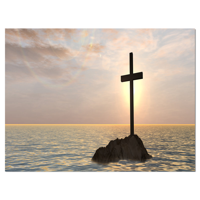 Reproduction d’art graphique sur toile tendue jesus christian, H 30 po x l 40 po x P 1,5 po