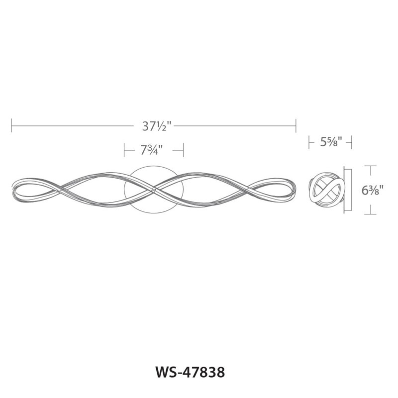 Interlace 1 - Light LED Vanity Light