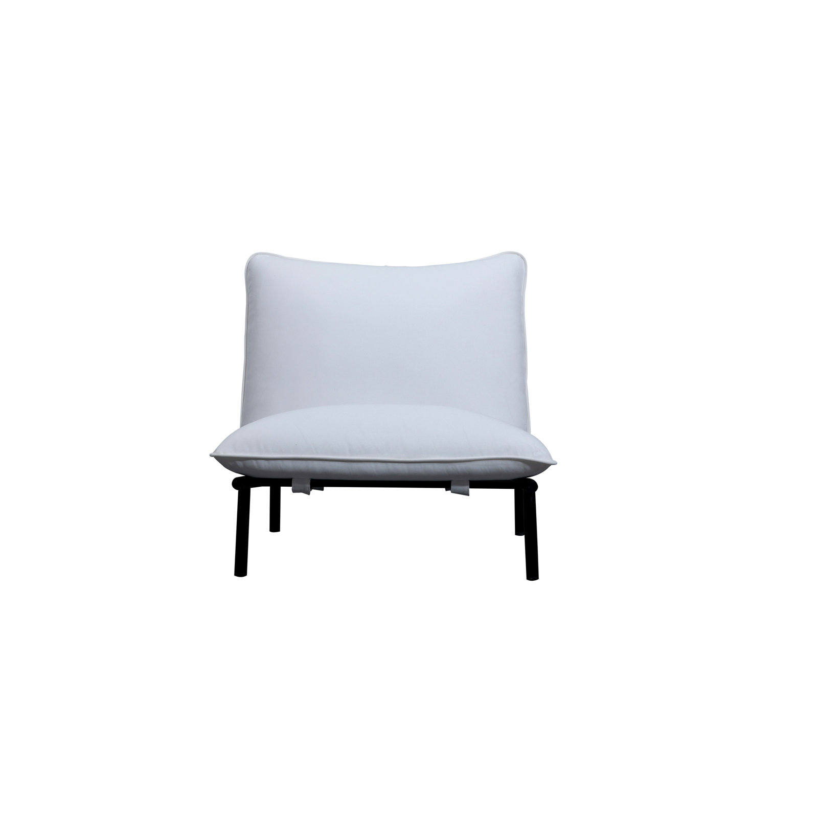 Outdoor Lounge Chair, White