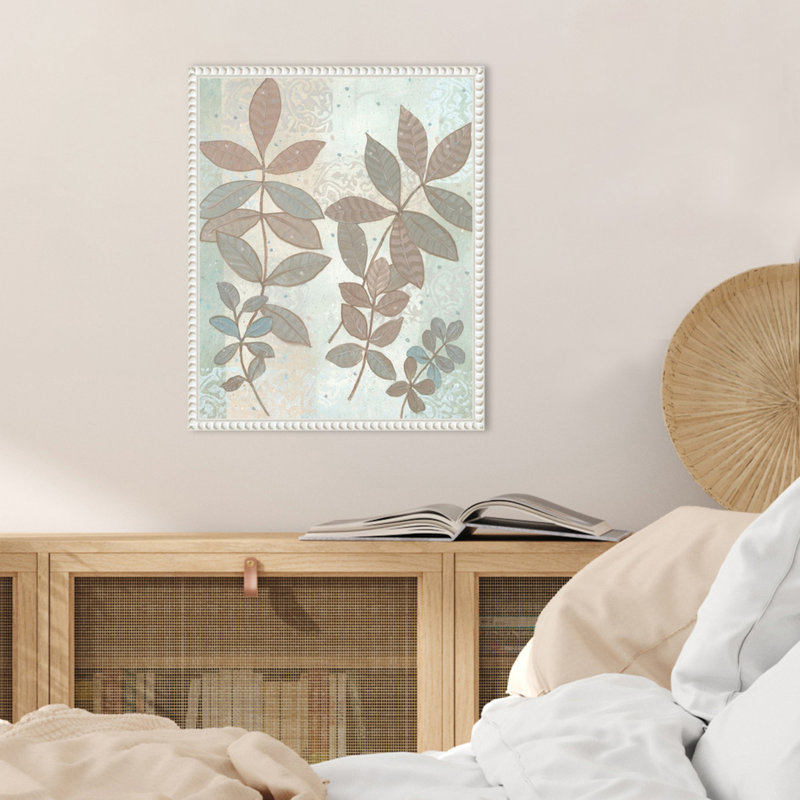 Leaf Cluster I by Tim Otoole Framed Canvas Wall Art Print, 20" H x 16" W