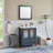 Brescia 30" Single Sink Freestanding Bathroom Vanity with Ceramic Top and Matching Mirror-1365293218