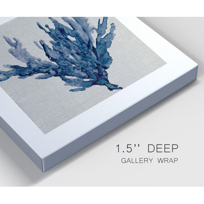 " Linen Sea Coral I " 2 - Pieces