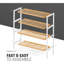 4 Pair Shoe Rack