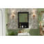 Armoire de rangement murale avec miroir, rangement fermé et étagère ouverte, idéale pour l'organisation moderne-1838659379