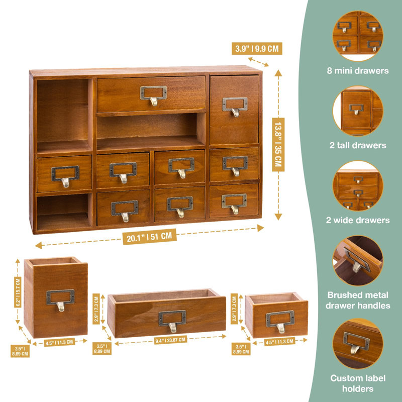 Desk Drawer Organizer-12-Drawer