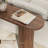 55'' Tambour Console Table With Oval Tabletop For Living Room Hallway Foyer Entrance Study-1495355206