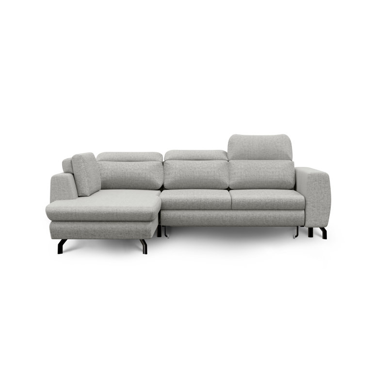 Aalijah 4 Seater Sofa Bed, Left Hand Facing, Light Grey