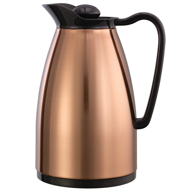 Copper Glass Vacuum Insulated Carafe with Handle
