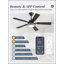 Ventilateur de plafond minimaliste moderne de 48 po avec lumière et télécommande Cissline pour chambre à coucher et salon