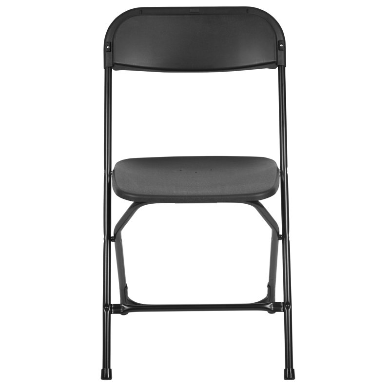 Chaise pliante Oliverson, Noir, Ensemble de 24 pièces