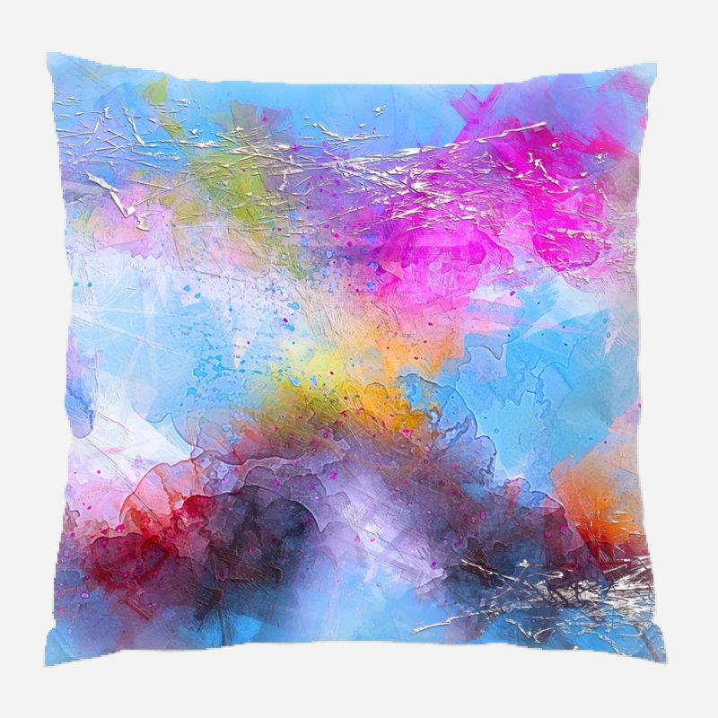 Coussin décoratif Hazlehurst, Microsuède, Intérieur