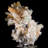 Creedite with Fluorite. Navidad Mine, Mexico.