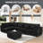 6-Piece 130'' U-Shaped Corduroy Modular Sectional Cloud Sofa Deep Seat Corner Couch With Removable Ottoman-1431405075