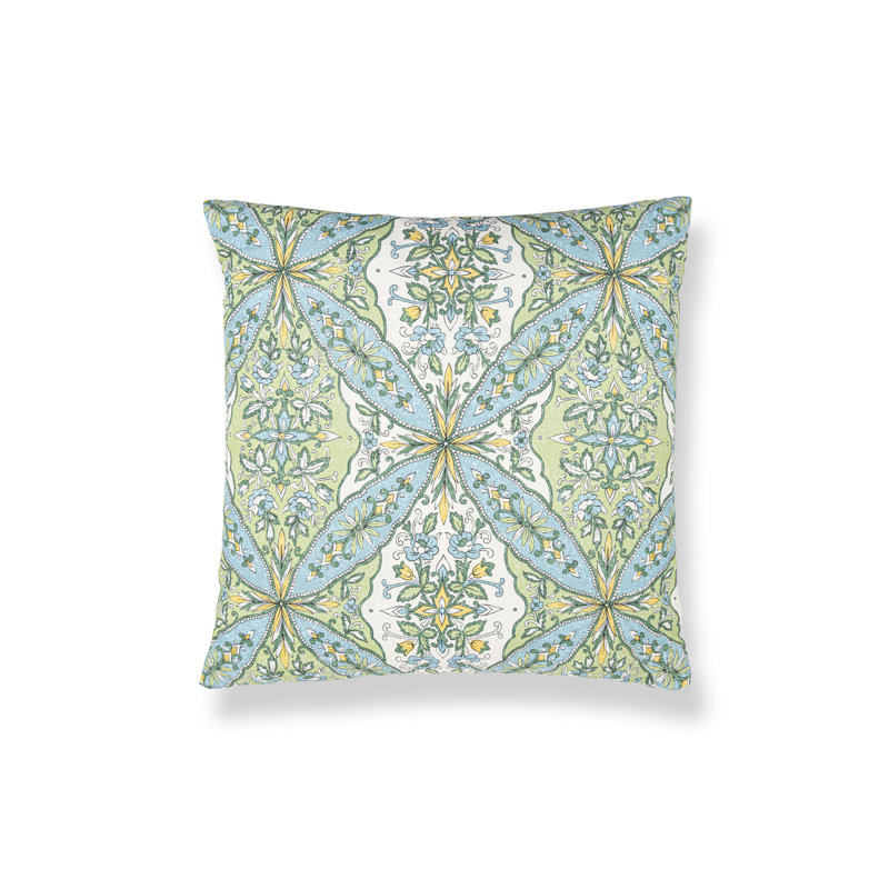PROVENCE PILLOW, Aqua Meadow Provence, Square 22"