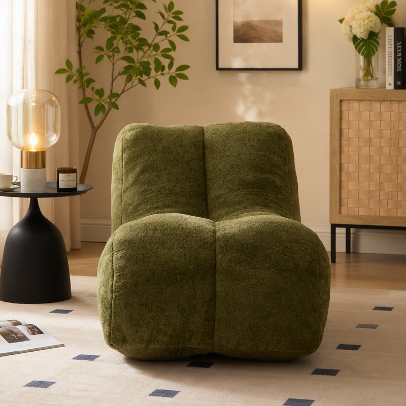 Fauteuil à billes, Vert olive