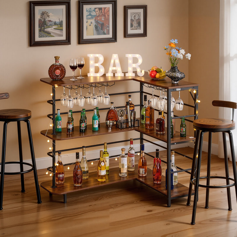 89.99 cm Home Bar Cabinet