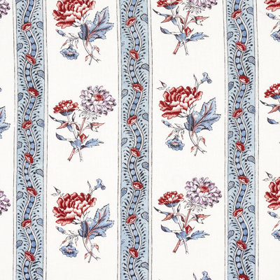 Ariana Floral Stripe Fabric