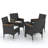 Square 2 - Person 78.7" Long Dining Set with Cushions-1900124875-1900124877-1900124876