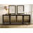 Sanctuary Four Door Mirrored Console- Ebony