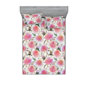 Rose, ardoise, brun / floral