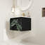 Ensemble de meuble-lavabo flottant simple 24 po avec plateau en céramique Erma