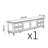 American solid wood style TV cabinet-106815758