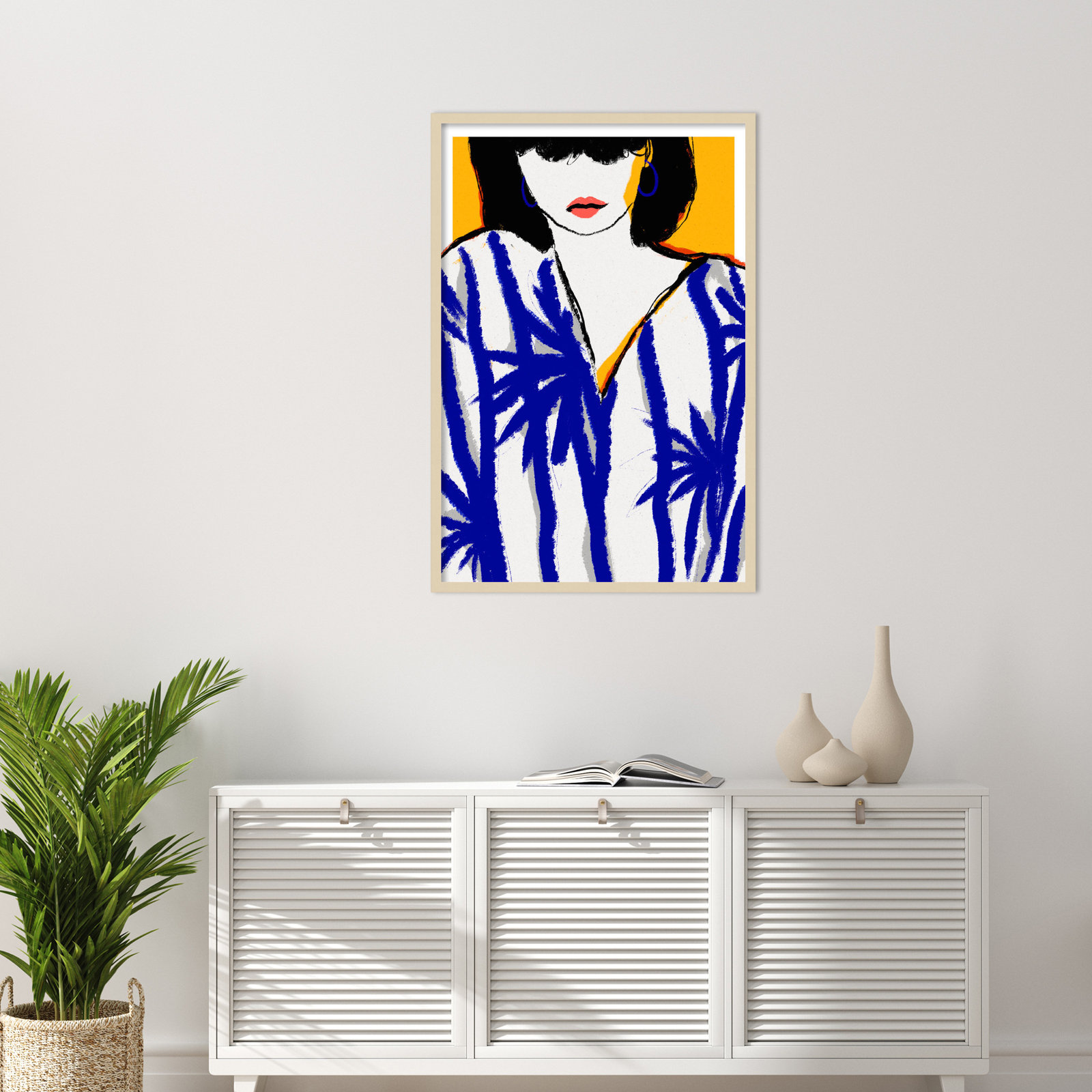 Galya "Summer Memories" Print by Treechild, Brown, 41" H x 28" W