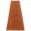 Tapis de couloir unique en laine noué à la main orange vieilli 2 pi 8 po x 12 pi 2 po Jicela