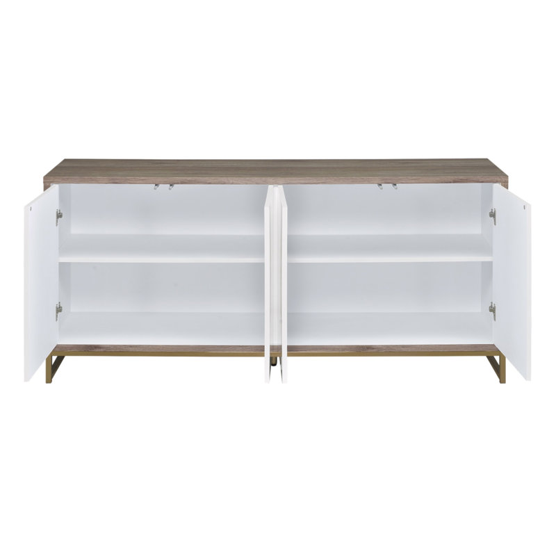 Armoire-console Paavan avec rangement spacieux et présentoir, durable et élégant pour les intérieurs modernes