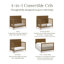 Lit de bébé convertible 4-en-1 Ambrosia-123429939