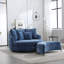 Fauteuil demi-tonneau avec repose-pieds-1173396237