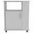 Lower Microwave Pantry 29" H, Single Door Cabinet, One Open Shelf, Three Side Shelves-2144136217