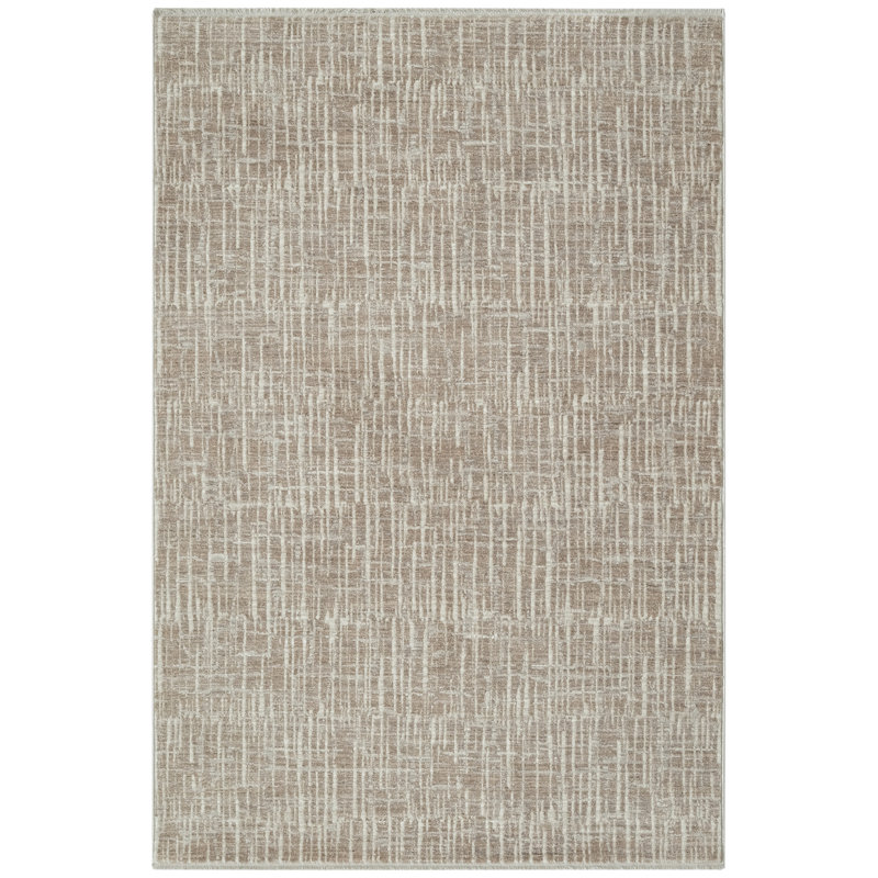 Calvin Klein CK079 Notes  Ivory Grey Modern Indoor Rug, Rectangle 3'11" x 5'11"