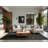 Soft Plush Fedele St Patties Modern & Contemporary Abstract Area Rug in Blue – Navy Binding-865905924