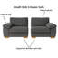 3 Seater Corduroy Sofa-187285437